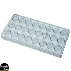 Outlet Chocolat Form Moule Chocolat Praline Ronde Fève 2,8 x 1,3 cm (x24)