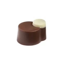 Best POP CHOCOLAT Moule Chocolat Pralines Cylindriques Jumelles 32 mm (x28)
