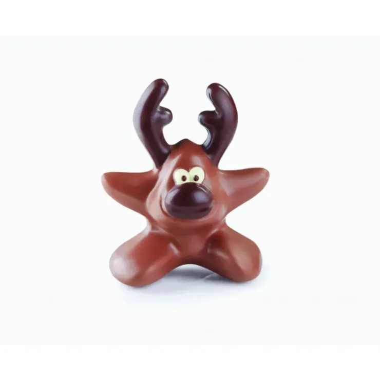 New PAVONI Moule Chocolat Renne 14,5 x 9 cm x H 17,5 cm (x2)