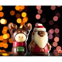 Outlet CHOCOLATE WORLD Moule Chocolat Renne Rudolph 3,9 cm (x18)