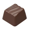New CHOCOLATE WORLD Moule Chocolat Rocher Carré Ondulé (x24)