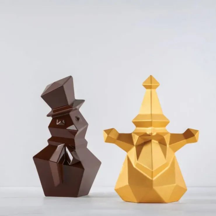 Hot PAVONI Moule Chocolat Santa Hug 15,2 x 11,5 x H 20 cm (x2)