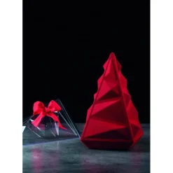 PAVONI Moule Chocolat Sapin de Noël Rocky 12,5 x H 19,5 cm (x2)