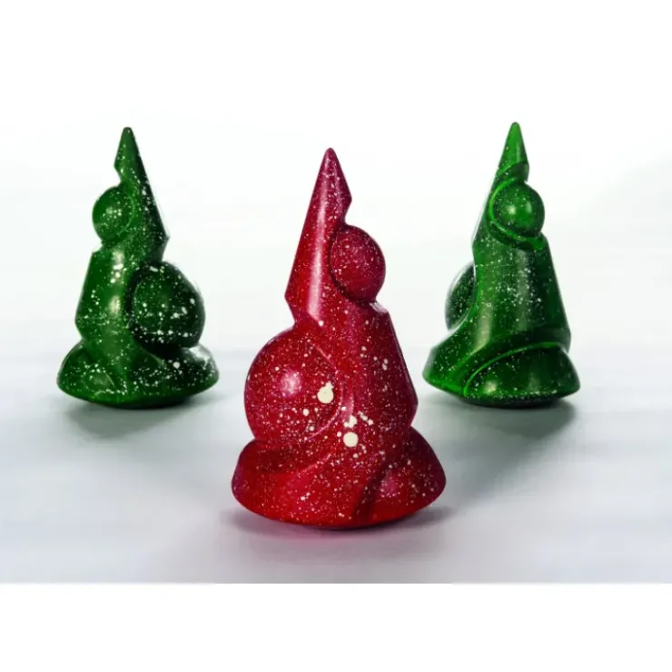 Clearance PAVONI Moule Chocolat Sapin de Noël Merlin Ø 12 cm x H 20 cm (x2)