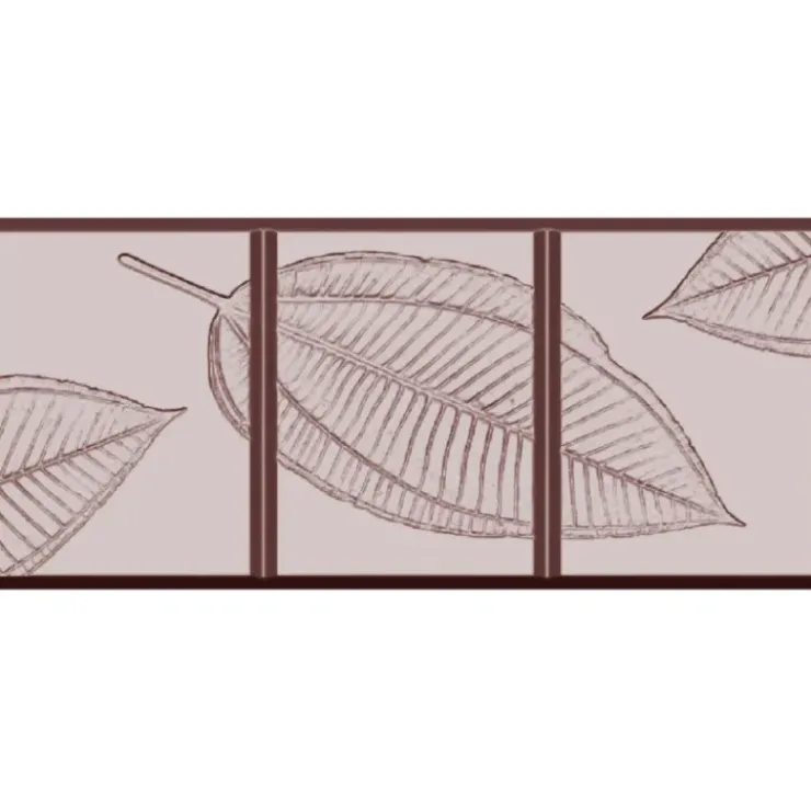 Hot CHOCOLATE WORLD Moule Chocolat Tablette Feuille (x4)