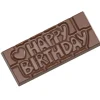 Best CHOCOLATE WORLD Moule Chocolat Tablette Happy Birthday (x4)