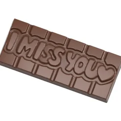 Discount CHOCOLATE WORLD Moule Chocolat Tablette I Miss You (x4)