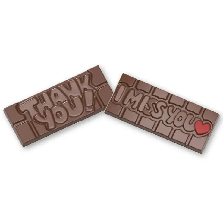 Discount CHOCOLATE WORLD Moule Chocolat Tablette I Miss You (x4)