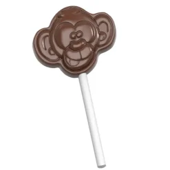 Hot CHOCOLATE WORLD Moule Chocolat Tête de Singe (x4)