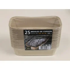 Online CUISINEADDICT Moule de cuisson papier cake 176 mm - 550 ml Bio Food Pack