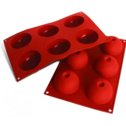 Outlet SILIKOMART Moule demi sphère bout enfoncé silicone souple pro