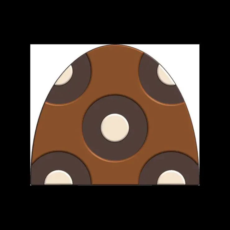 Outlet CUISINEADDICT Moule Embout de Bûche 9004 Ronds 9 x 7,5 cm (x6)