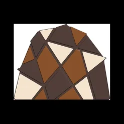 Sale CUISINEADDICT Moule Embout de Bûche 9006 Triangles 9,5 x 7,5 cm (x6)