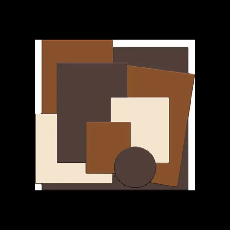 Sale CUISINEADDICT Moule Embout de Bûche Carré 9008 Géométrique 8,5 x 8 cm (x6)