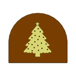 Sale MALLARD FERRIERE Moule Embout de bûche Sapin de Noël 80 x 68 mm Mallard Ferrière