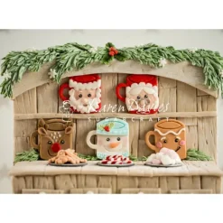 Sale KAREN DAVIES Moule en Silicone 5 Tasses Festives de Noël