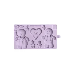 Hot KAREN DAVIES Moule en Silicone Bonhommes Pain d'Épices de Noël