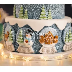 Clearance KAREN DAVIES Moule en Silicone Boule à Neige de Noël