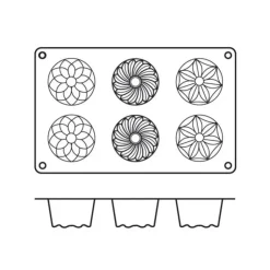 SILIKOMART Moule kougloffs assortis professionnel en silicone