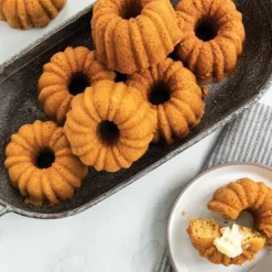 New NORDIC WARE Moule Mini Bundt Anniversaire (x6) Gold