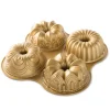 Discount NORDIC WARE Moule Mini Bundt Assortis (x4) Gold