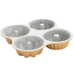 Discount NORDIC WARE Moule Mini Bundt Assortis (x4) Gold