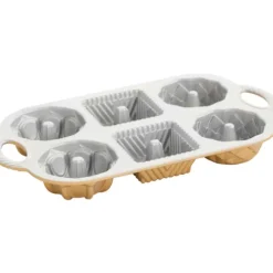 Sale NORDIC WARE Moule Mini Bundt Geo (x6) Gold