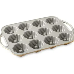 Clearance NORDIC WARE Moule Mini Bundt Torsadés (x12) Gold