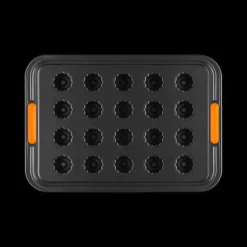 Clearance LE CREUSET Moule Mini-Cannelés Anti-Adhésif 20 Empreintes 38,7 x 26,9 cm