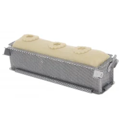 Outlet DE BUYER Moule Pâté en Croûte Inox Perforé Pliable 24 x 5 cm x H 6 cm