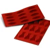 Clearance SILIKOMART Moule Silicone 12 Barquettes 7,2 x 3 cm