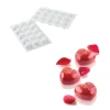 Best SILIKOMART Moule Silicone 15 Coeurs Bombés 4,5 x 4,4 cm 30ml Professional