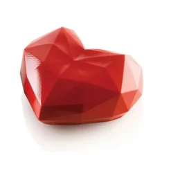 Online SILIKOMART Moule Silicone 6 Coeurs Origami 82,6 x 74 x h35 mm 110ml Professional