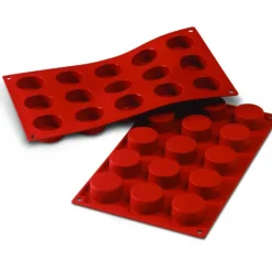 New SILIKOMART Moule Silicone 15 Cylindres 4 cm x H 2 cm