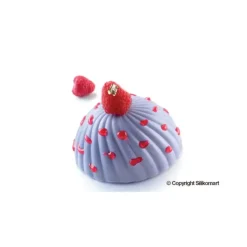 Sale SILIKOMART Moule Silicone 6 Demi Sphères Vrillées Ø 75 mm Professional