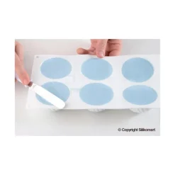 Sale SILIKOMART Moule Silicone 6 Demi Sphères Vrillées Ø 75 mm Professional