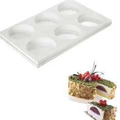 Clearance SILIKOMART Moule silicone 6 empreintes rondes Ø160 mm