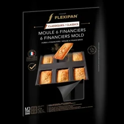 Discount FLEXIPAN DEMARLE Moule Silicone 6 Financiers 8,5 x 4,5 cm