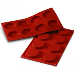 Best SILIKOMART Moule Silicone 8 Florentins 6 cm x H 1,2 cm