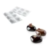 Hot SILIKOMART Moule Silicone 6 Galets 8,7 x 6,3 cm 110ml Professional