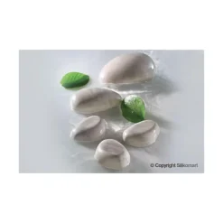 Hot SILIKOMART Moule Silicone 6 Galets 8,7 x 6,3 cm 110ml Professional