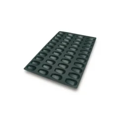 Online SILIKOMART Moule Silicone 44 Madeleines 7,7 x 4,4 x 1,8 cm 32ml Professional
