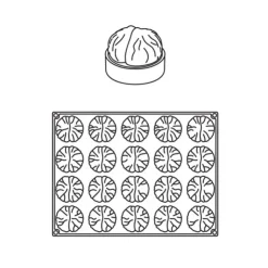 New PAVONI Moule Silicone 20 Marrons 65 ml Cédric Grolet