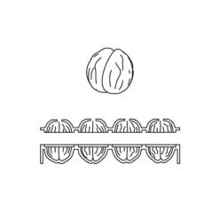 New PAVONI Moule Silicone 8 Marrons 85 ml Cédric Grolet