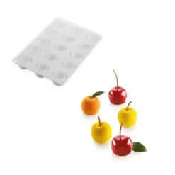 Online SILIKOMART Moule Silicone 15 Mini Pommes Ø39 x h30 mm 30ml Professional