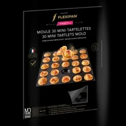 Sale FLEXIPAN DEMARLE Moule Silicone 30 Mini Tartelettes Ø 4,2 cm