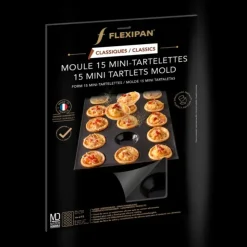 Hot FLEXIPAN DEMARLE Moule Silicone 15 Mini Tartelettes Ø 4,2 cm