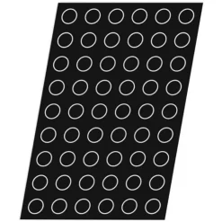 Best FLEXIPAN Moule Silicone 54 Mini-cylindres 3,8 cm x H 1 cm