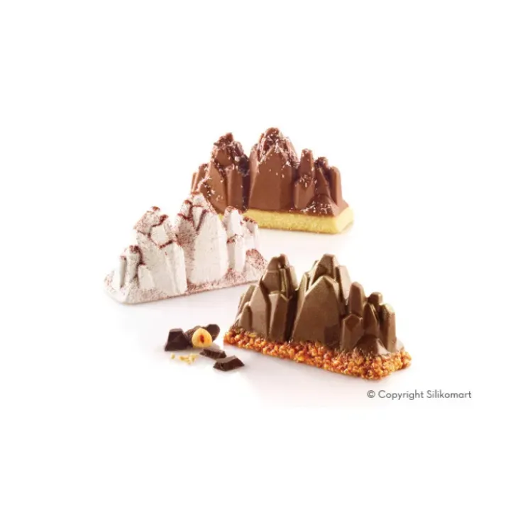Sale SILIKOMART Moule Silicone 6 Montagnes Tre Cime 120 ml Professional