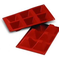 Online SILIKOMART Moule Silicone 6 Pyramides 7,1 cm x H 4 cm